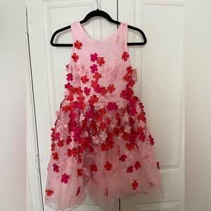 Zoe LTD Girls 12 Pink Floral Dress Neiman Marcus Exclusive Dress NEW WITH TAGS